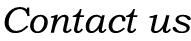 Contact us
